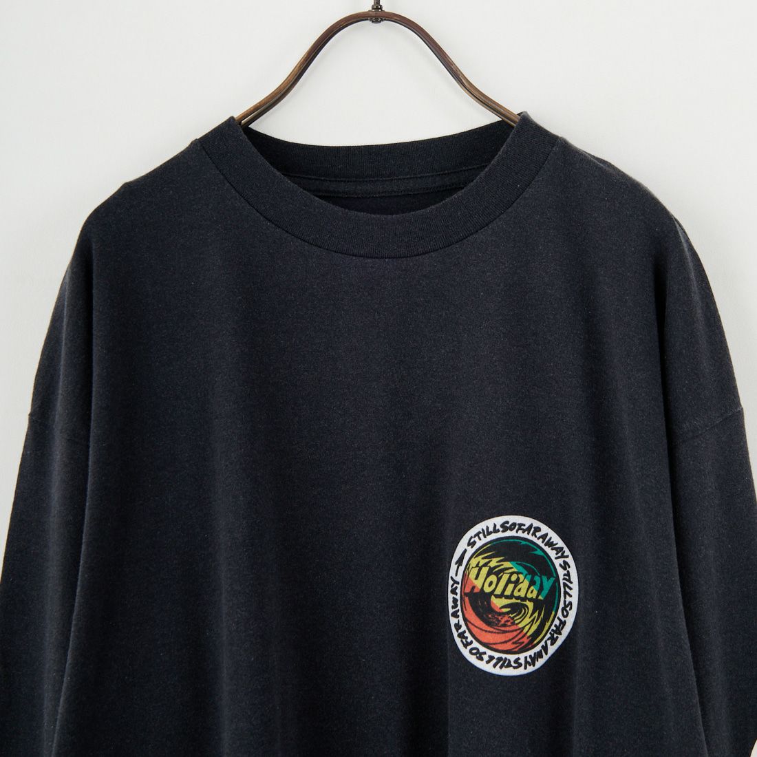 HOLIDAY [ホリデイ] スーパーファイン ロングスリーブTシャツ [25201008] BLACK