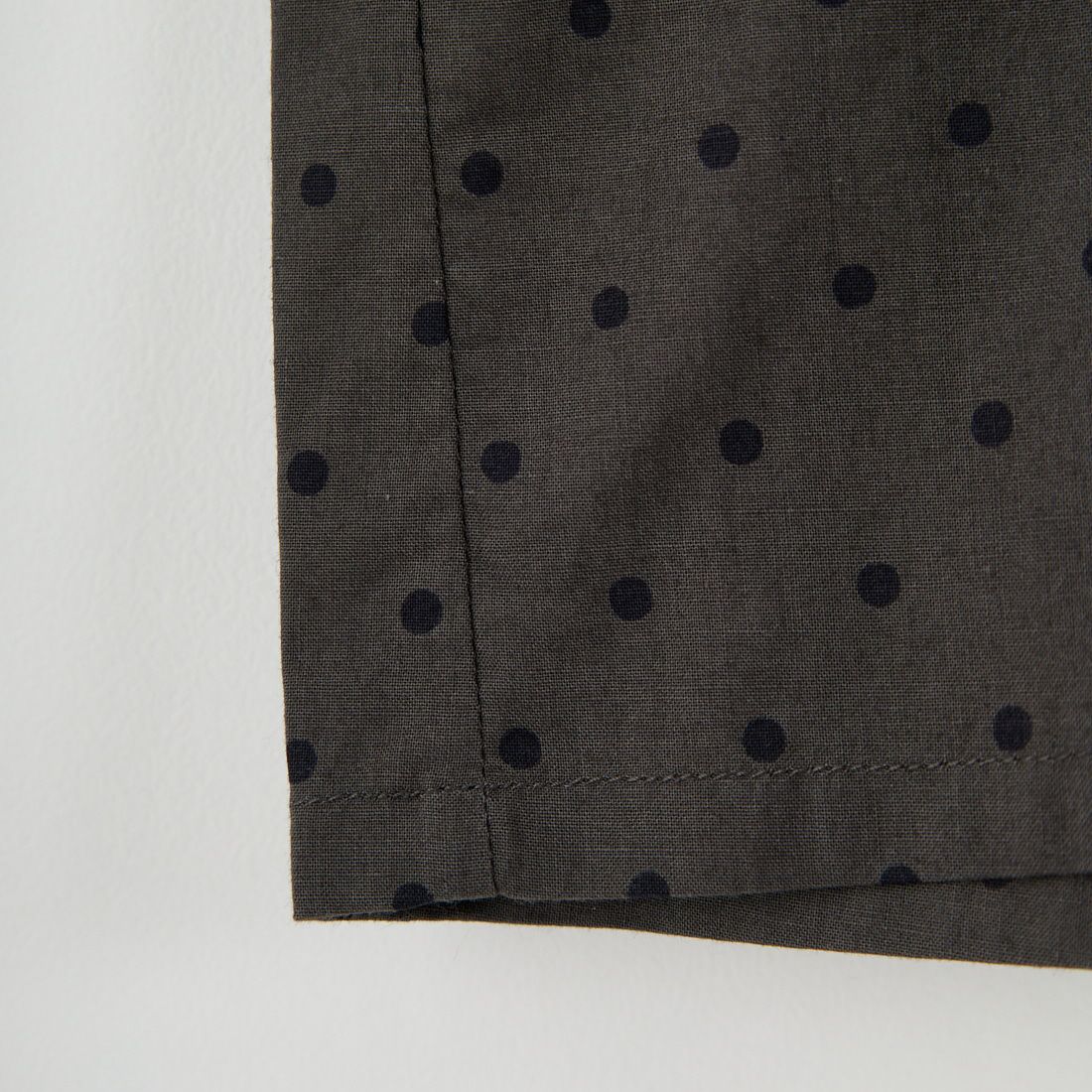 soil [ソイル] ドットコットンポプリン フリルカラーシャツ [NSL25533] 973M GY M.