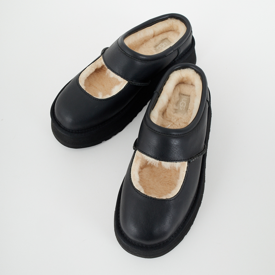 UGG [アグ] ビア メリージェーン LTHR [1172871] BLACK