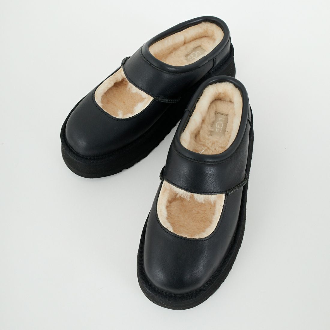 UGG [アグ] ビア メリージェーン LTHR [1172871] BLACK