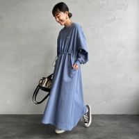 BLUE&&モデル身長：150cm 着用サイズ：S&&