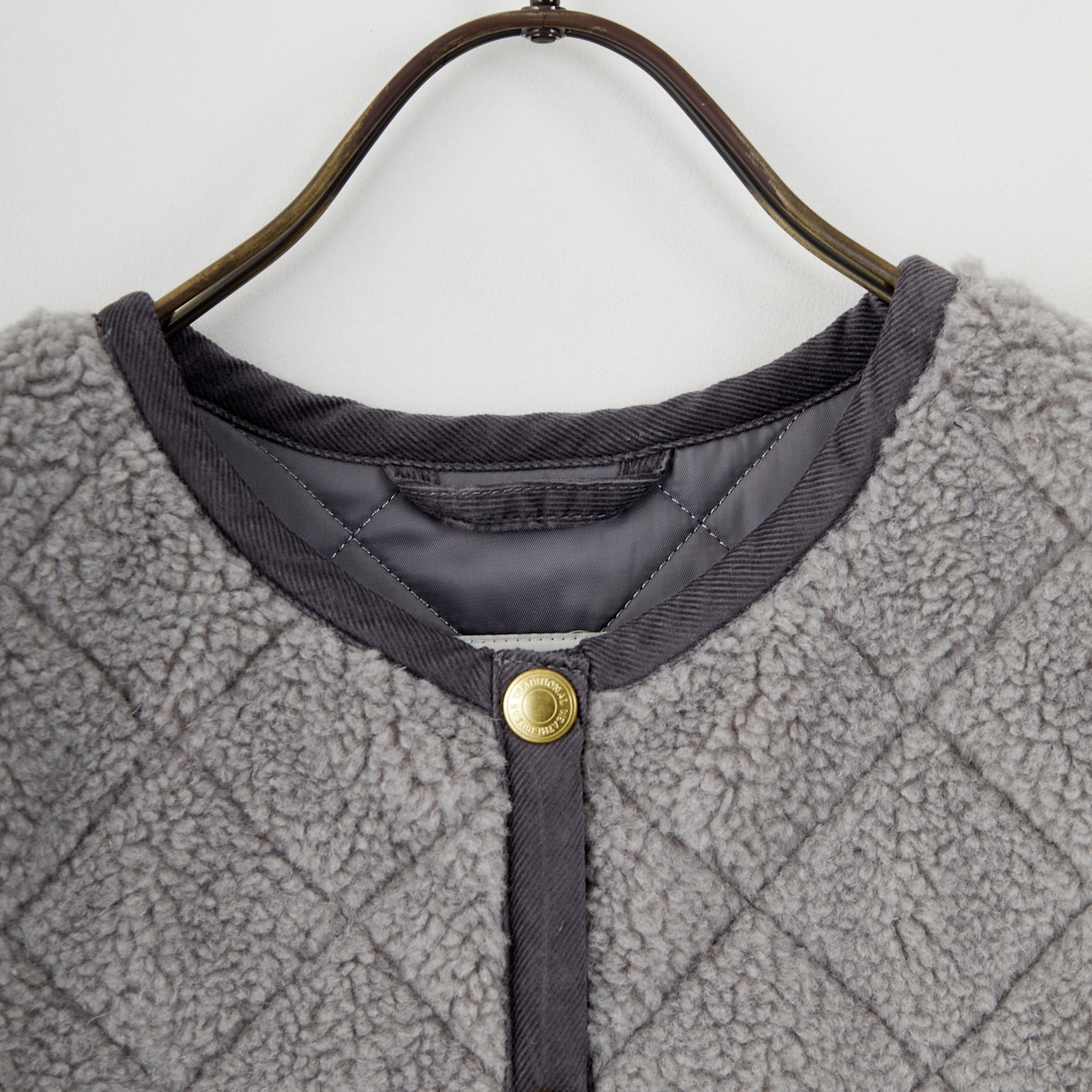 Traditional Weatherwear [トラディショナル ウェザーウェア] アークリー ジレ エコファー [L252APQVS0308UF] UF03 S.GY/