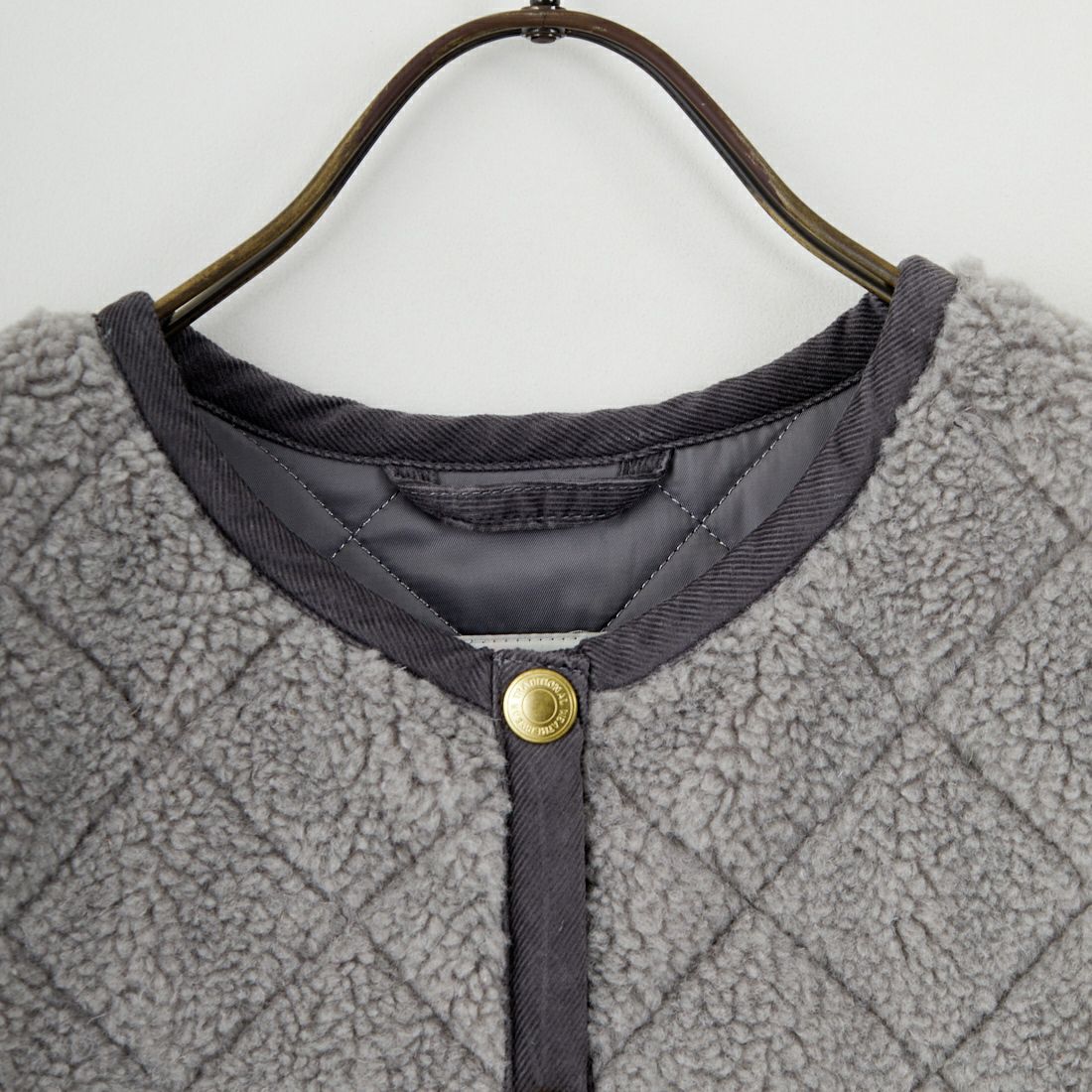 Traditional Weatherwear [トラディショナル ウェザーウェア] アークリー ジレ エコファー [L252APQVS0308UF] UF03 S.GY/