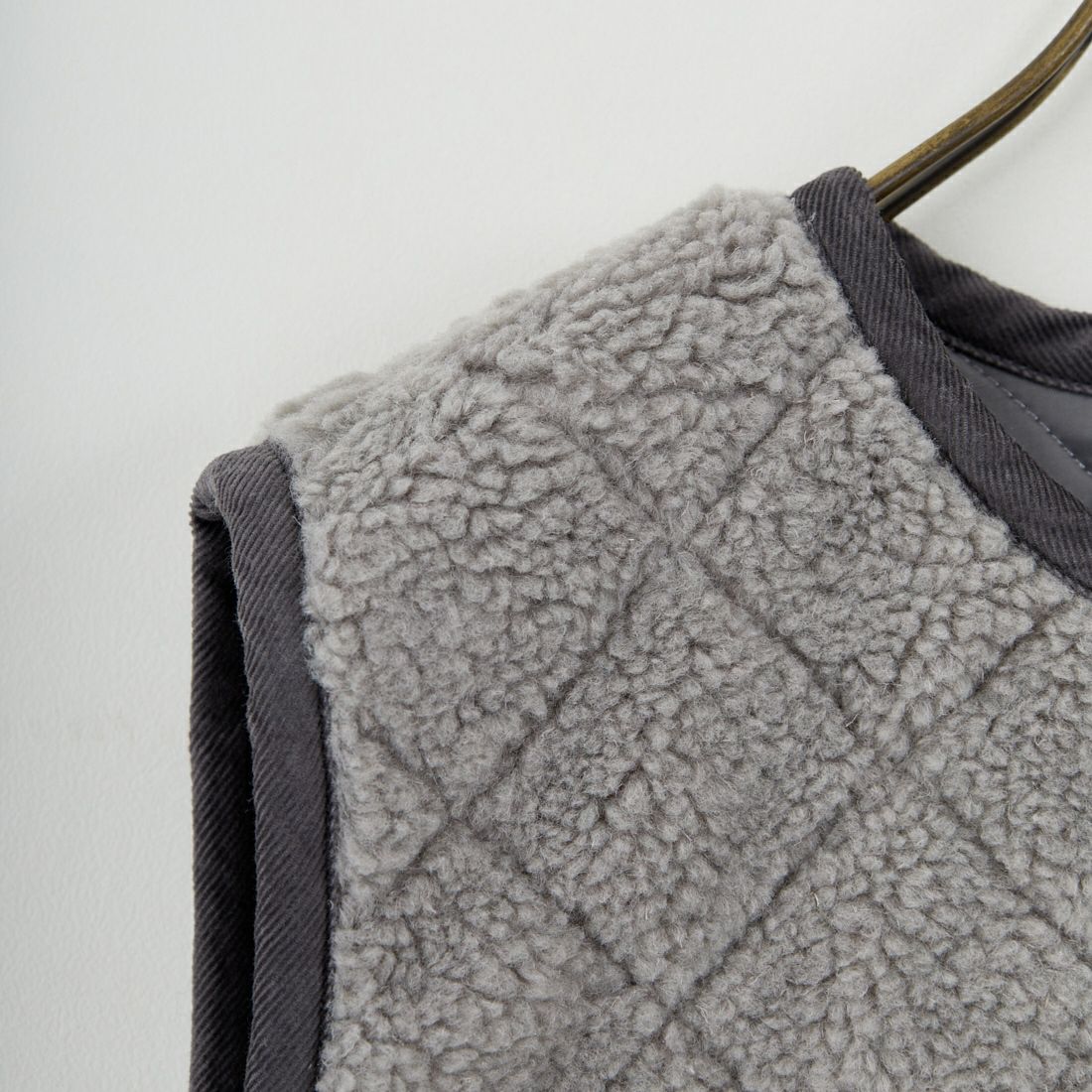 Traditional Weatherwear [トラディショナル ウェザーウェア] アークリー ジレ エコファー [L252APQVS0308UF] UF03 S.GY/