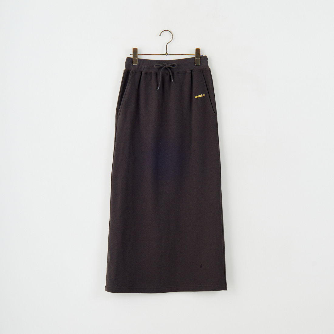 Health knit [ヘルスニット] クラシックスウェット ナローロングスカート [HR25F-L271IN-JF] CHARCOAL