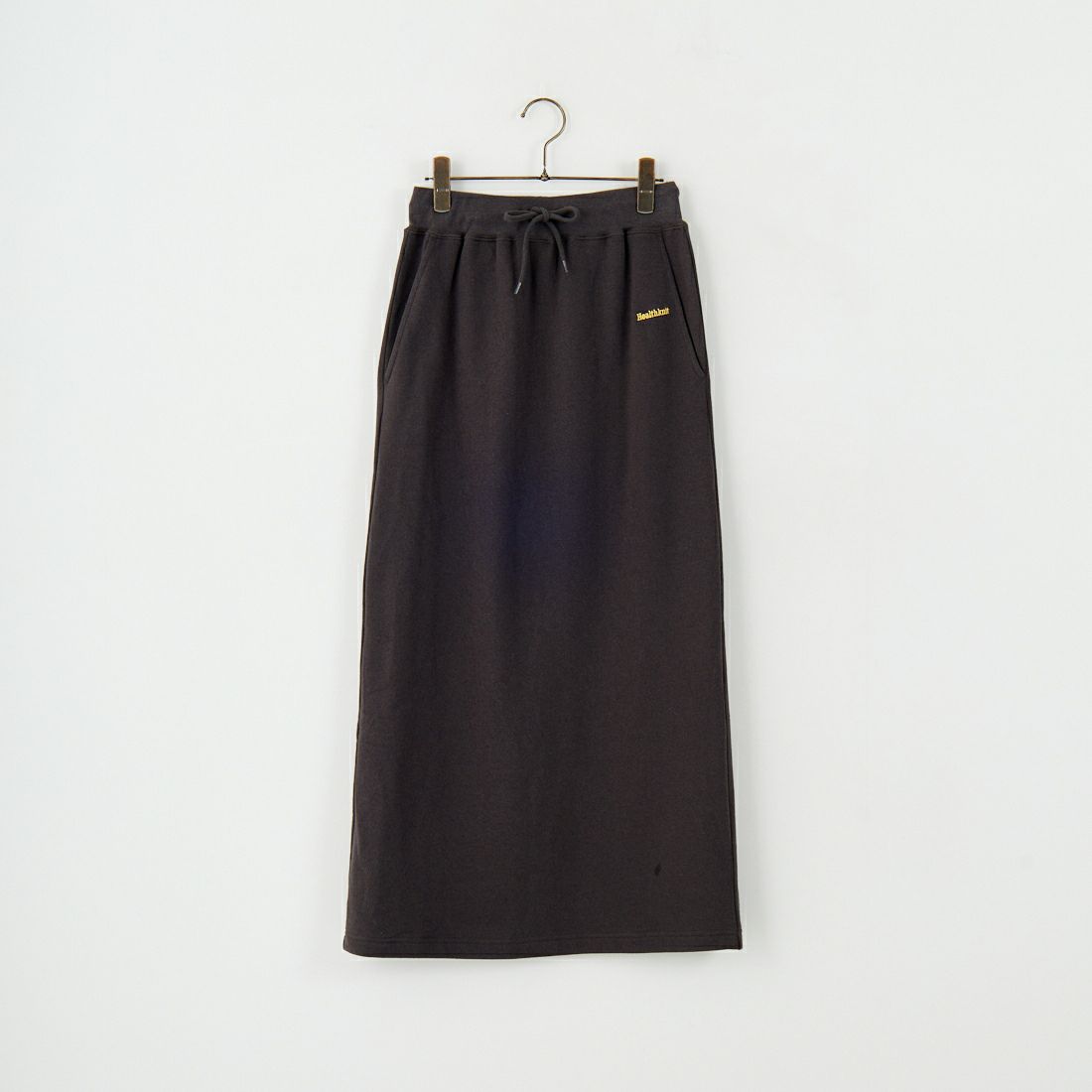 Health knit [ヘルスニット] クラシックスウェット ナローロングスカート [HR25F-L271IN-JF] CHARCOAL