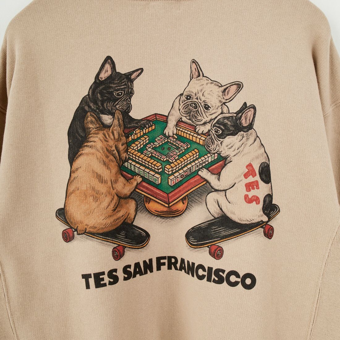 The Endless Summer [エンドレスサマー] YAKUMAN クルーネックスウェット [FH-25774325] 35 BEIGE