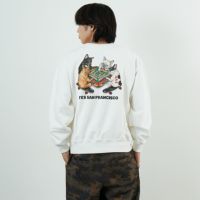 07 WHITE&&モデル身長：179cm 着用サイズ：M&&