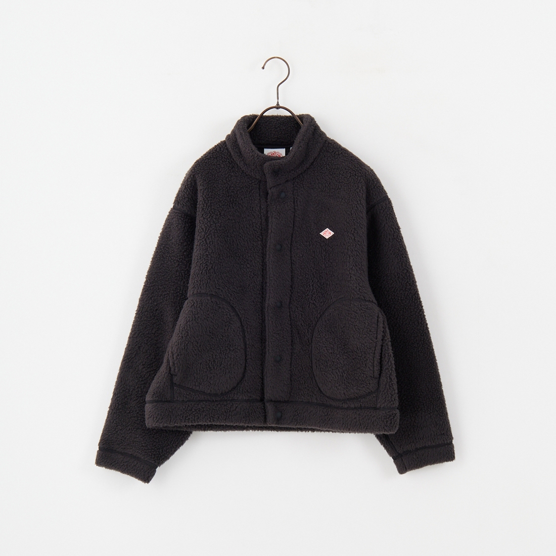 DANTON [ダントン] ダブルフェイスボア スタンドカラージャケット [DT-A0699WNN] BLACK