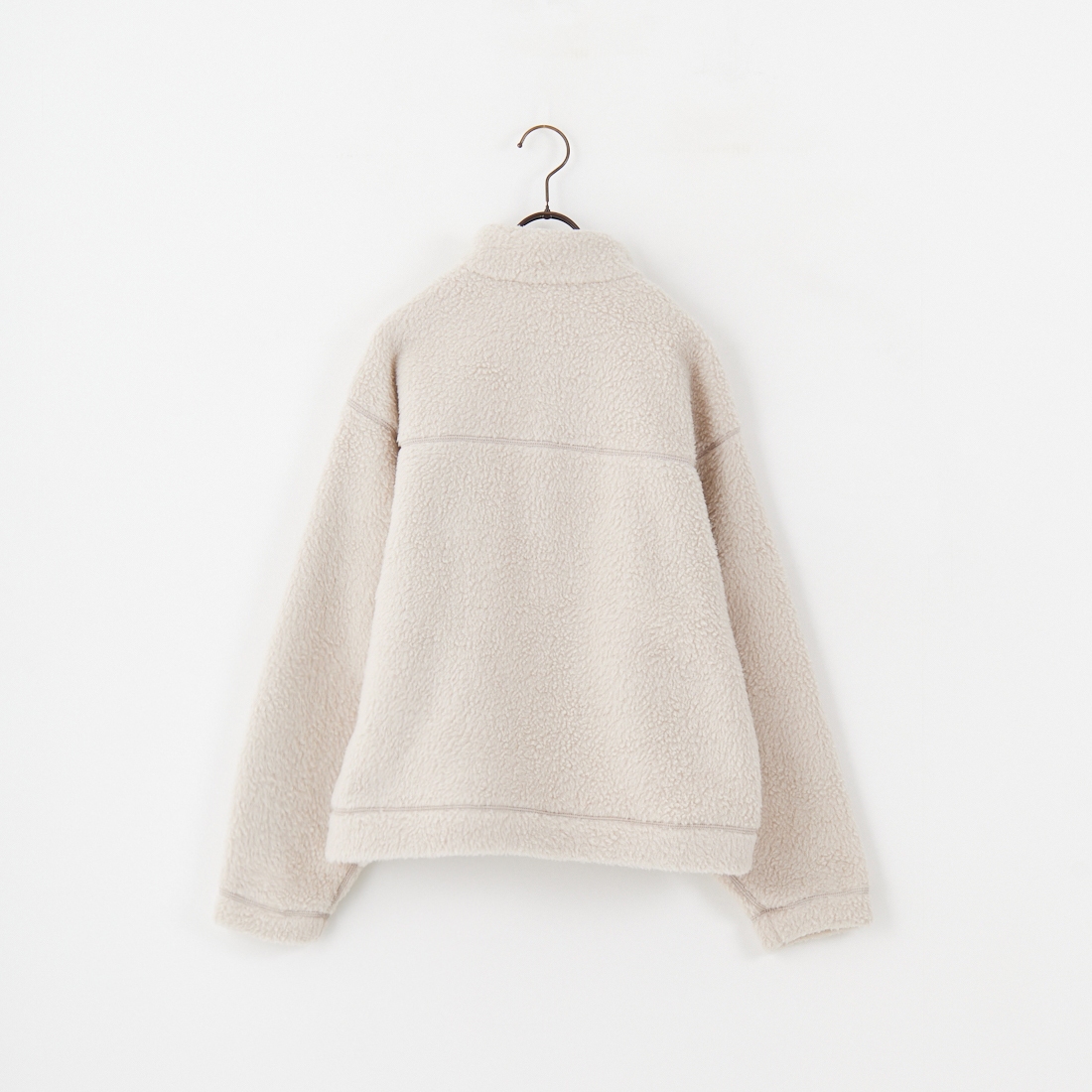 DANTON [ダントン] ダブルフェイスボア スタンドカラージャケット [DT-A0699WNN] BEIGE
