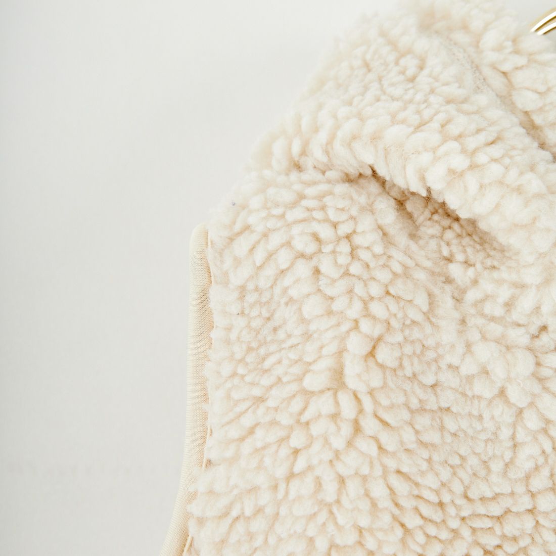 Gymphlex [ジムフレックス] キッズ ボアフーデッドベスト [J-1142BOA] OYSTER WHT