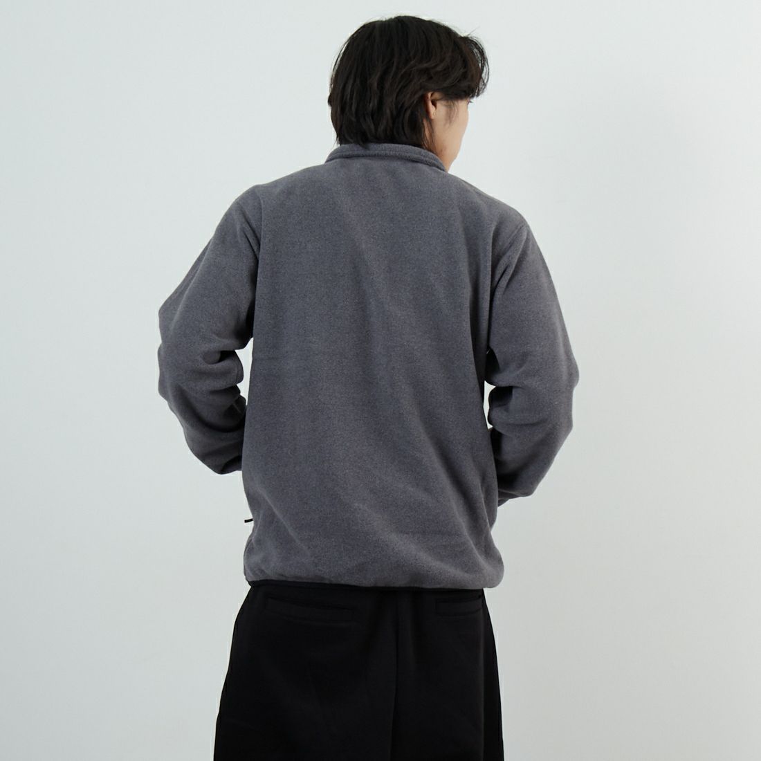 THE NORTH FACE [ザ ノースフェイス] フィールドフリースハーフジップ [NL62531] Z &&モデル身長：179cm 着用サイズ：M&&