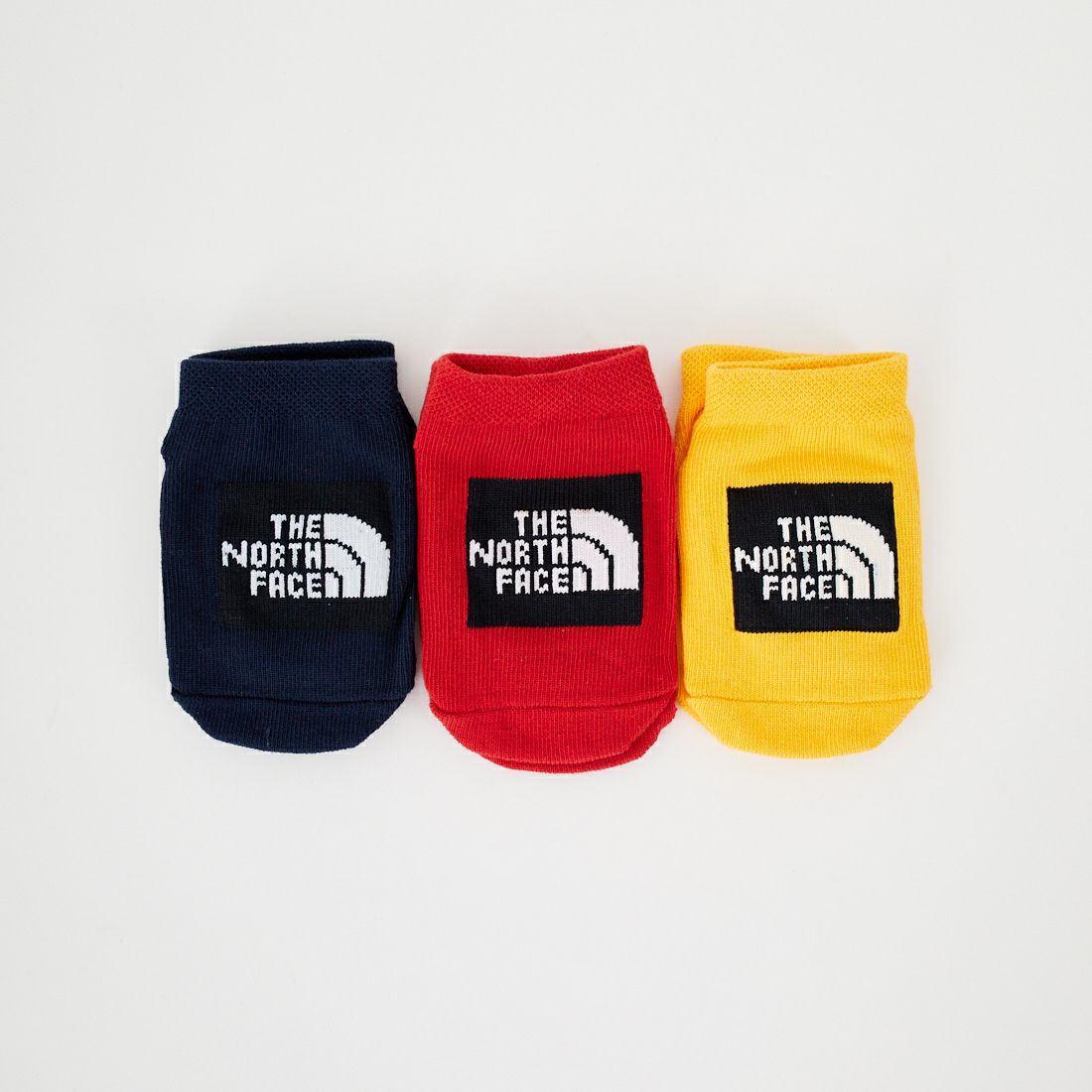 THE NORTH FACE [ザ ノースフェイス] ベビー オーガニック3Pソックス [NNB82313] YR