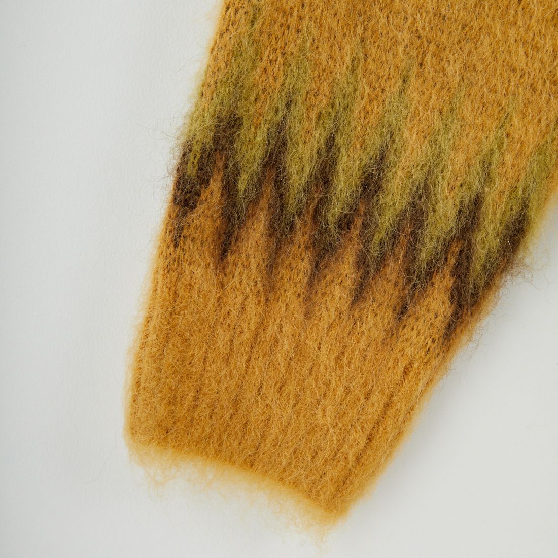 Needles [ニードルズ] モヘアカーディガン アーガイル [RW355] MASTARD