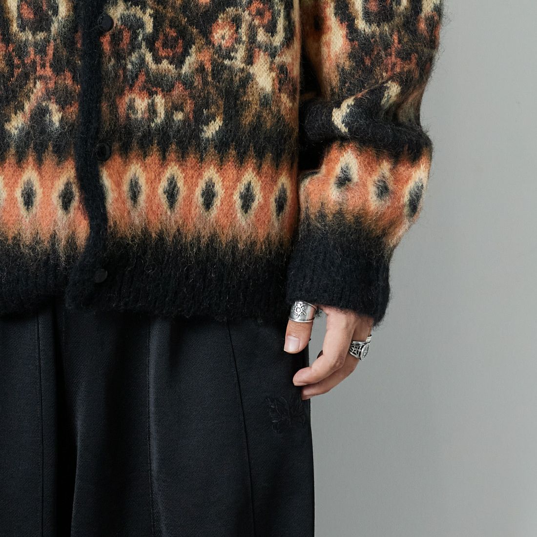 Needles [ニードルズ] モヘアカーディガン PAISLEY [RW356]｜ジーンズ