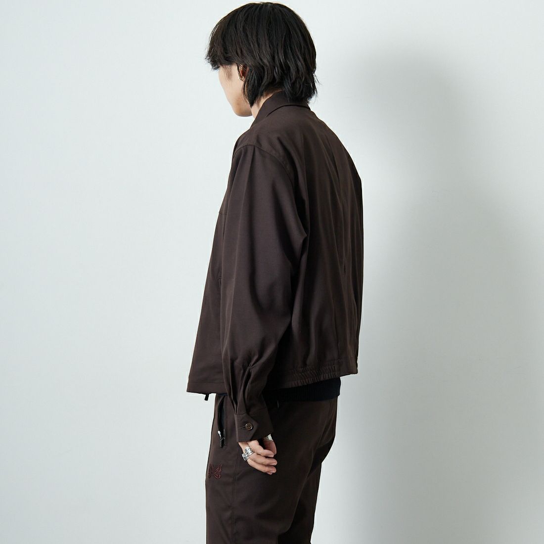 Needles [ニードルズ] スポーツジャケット [RW254] B BROWN &&モデル身長：179cm 着用サイズ：L&&