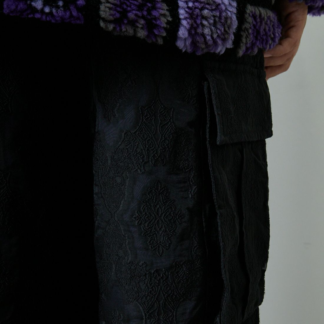 Needles [ニードルズ] ヒザデルパンツ [RW275] B BLACK