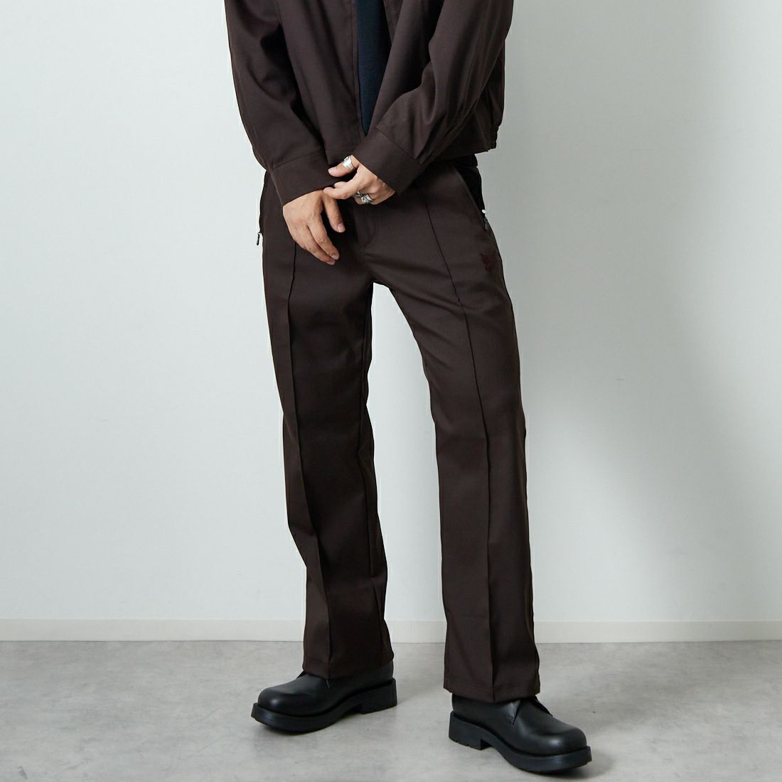 【Mサイズ】Needlesサイドラインウォームアップパンツ ブラック Mサイズ】Needlesサイドラインウォームアップパンツ ブラック