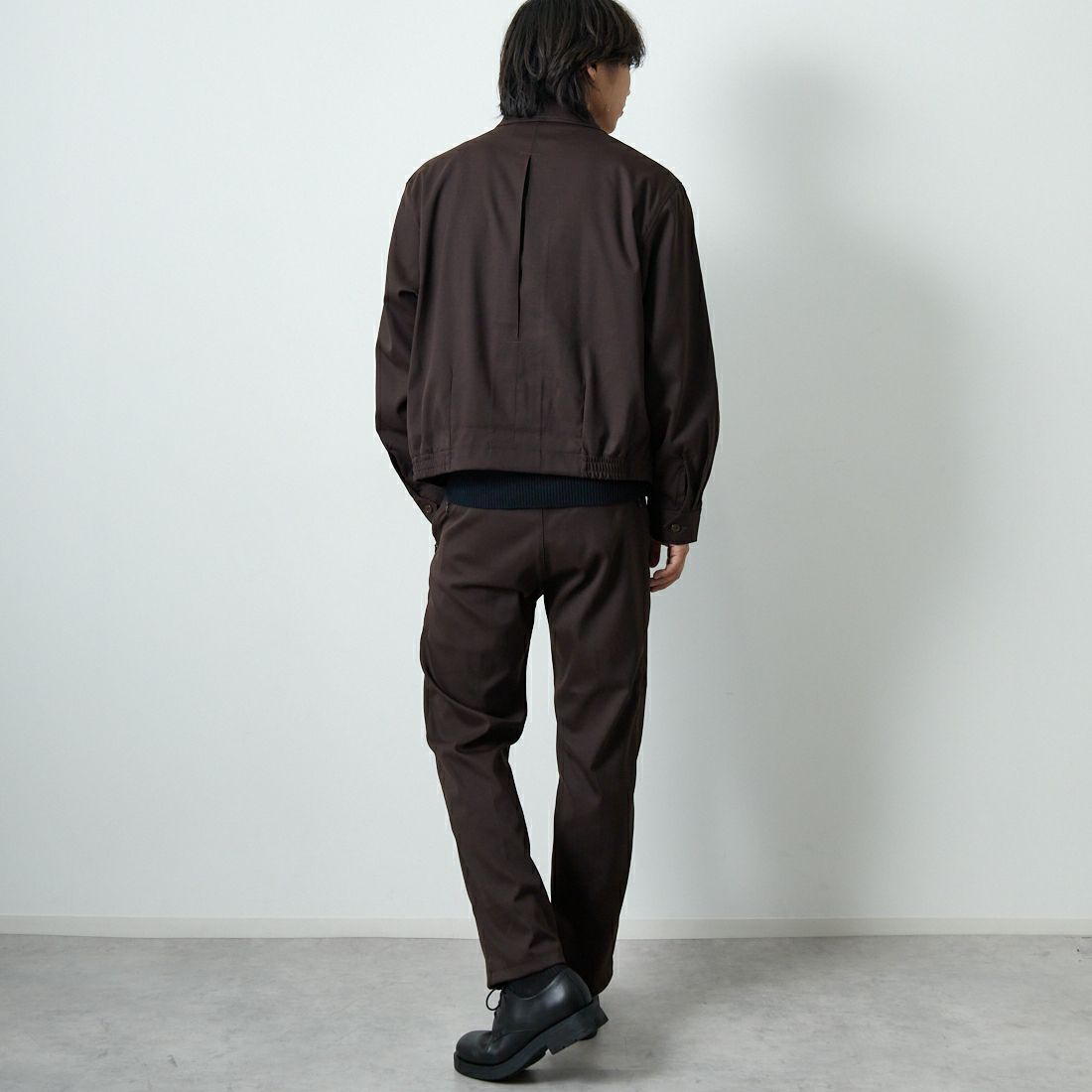 Needles [ニードルズ] ウォームアップパンツ [RW256] B BROWN &&モデル身長：179cm 着用サイズ：S&&