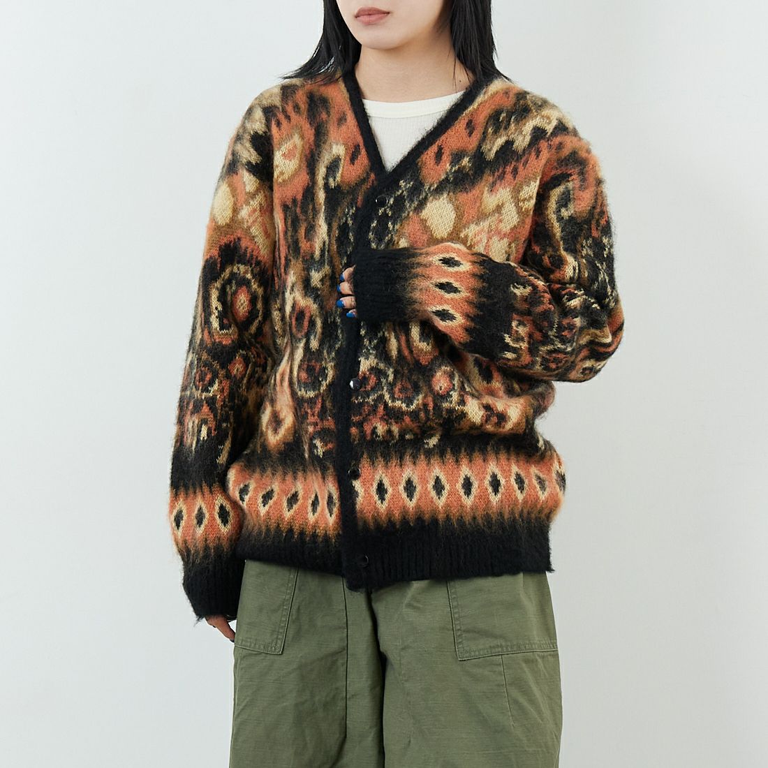 BLACK&&モデル身長：167cm 着用サイズ：XS&&