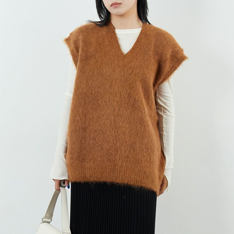 Needles [ニードルズ] モヘアニットベスト SOLID [RW359]｜ジーンズ