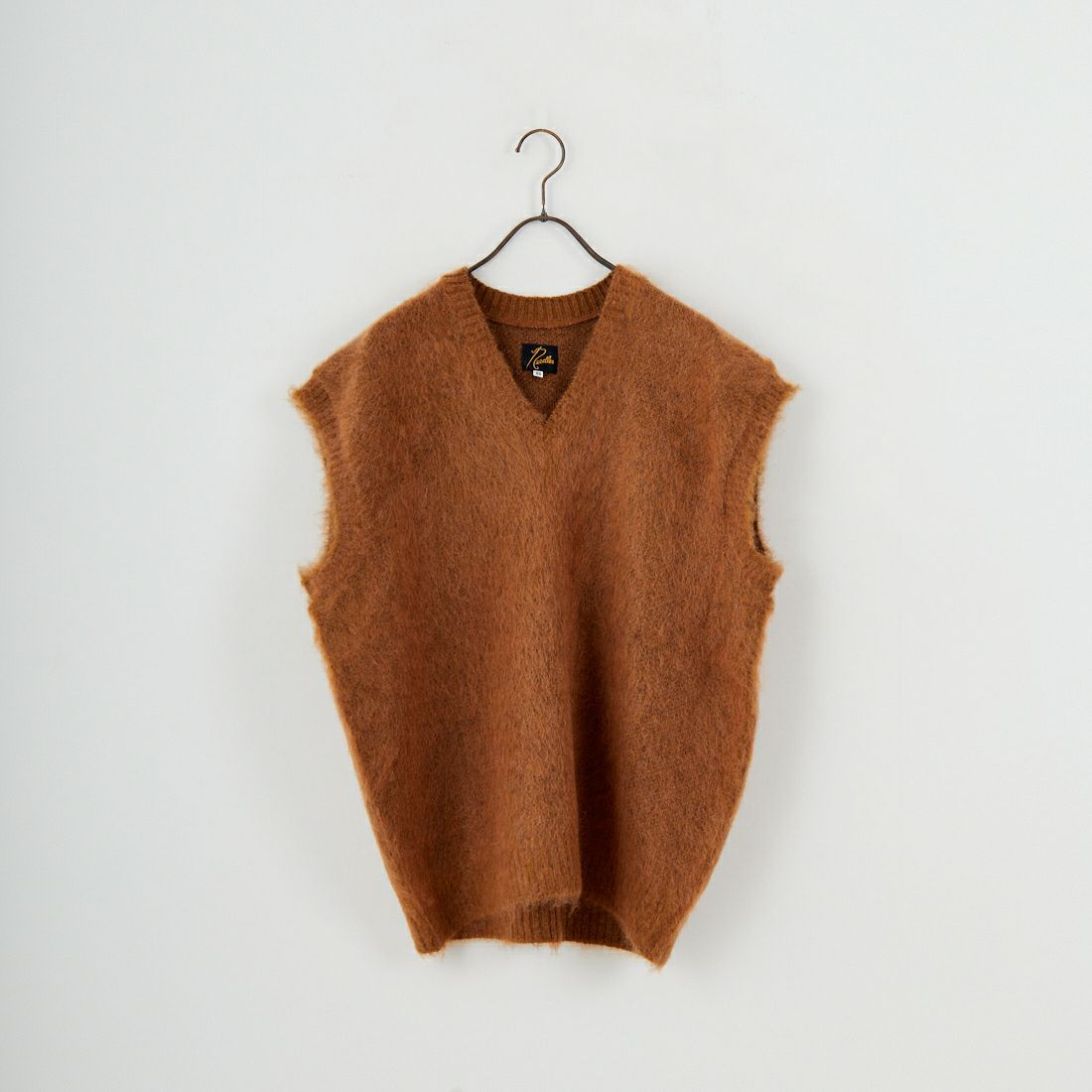 Needles [ニードルズ] モヘアニットベスト SOLID [RW359] A ORANGE