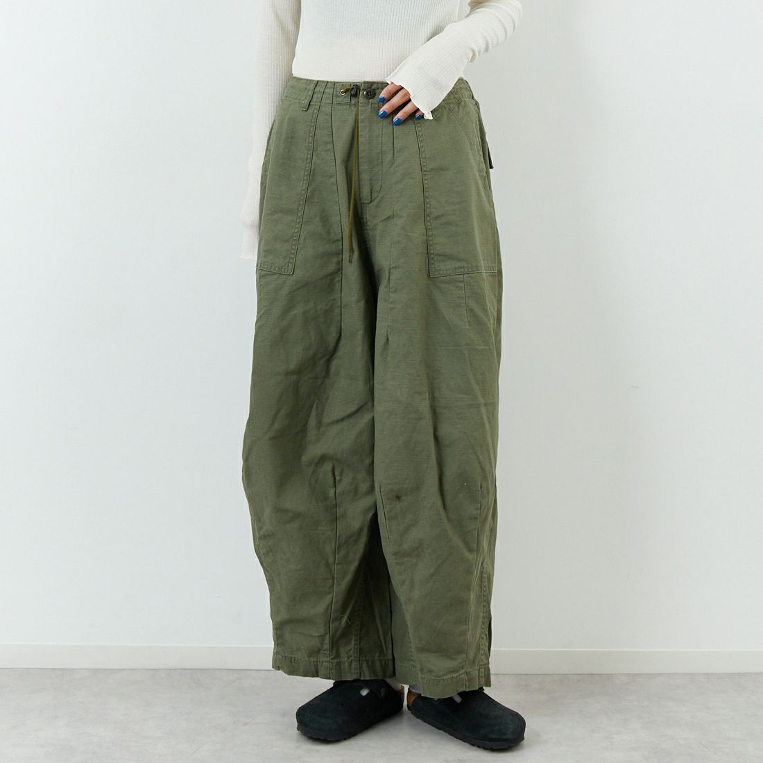 A OLIVE&&モデル身長：167cm 着用サイズ：1&&