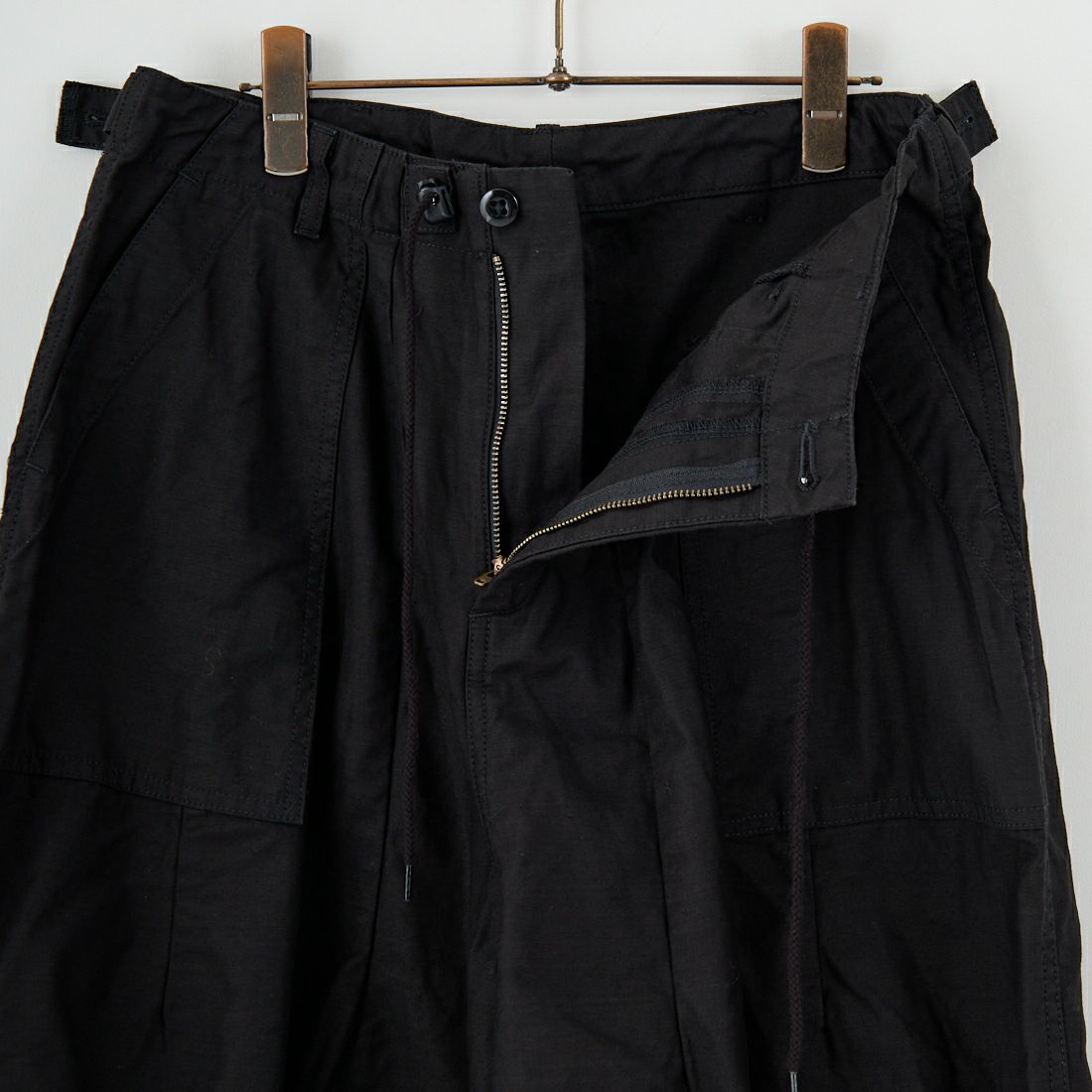 Needles [ニードルズ] ファティーグ ヒザデルパンツ [RW237] B BLACK