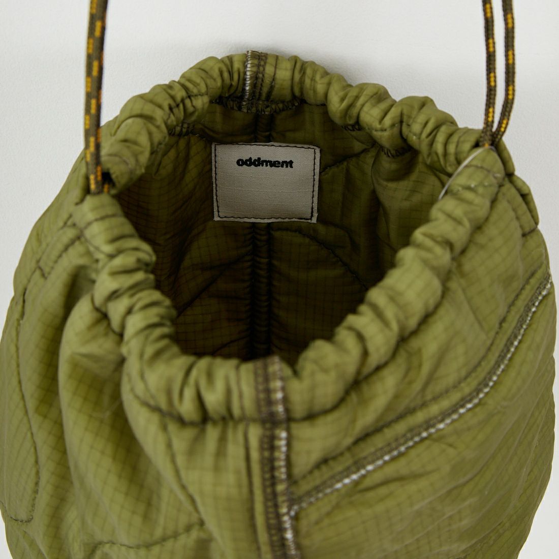ODDMENT [オッドメント] キルティングポーチ [QUILTING-POUCH] OLIVE