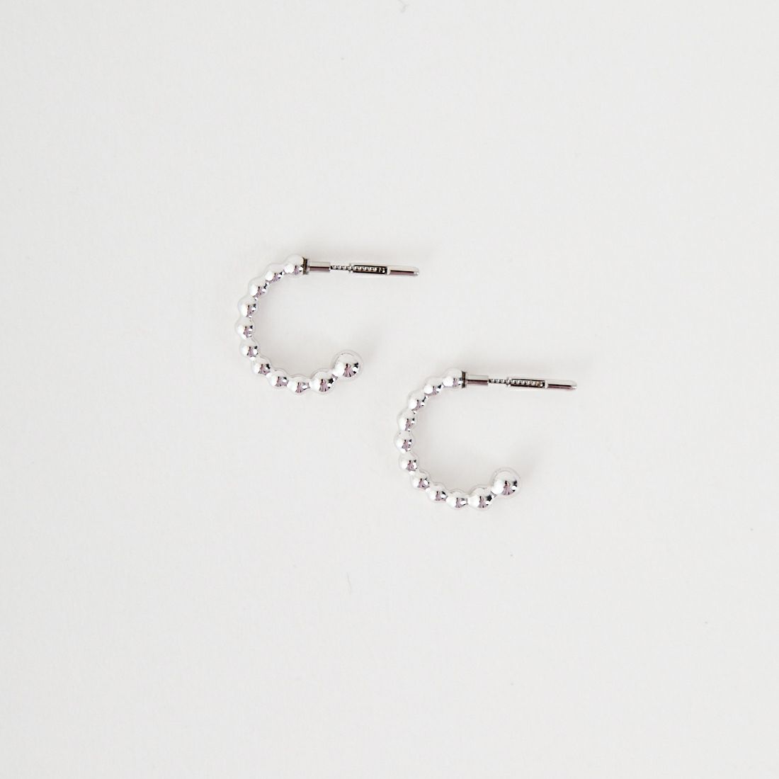 Baqless [バックレス] エンブレイス バブル シルバー ピアス [HP-BB-SV] SILVER