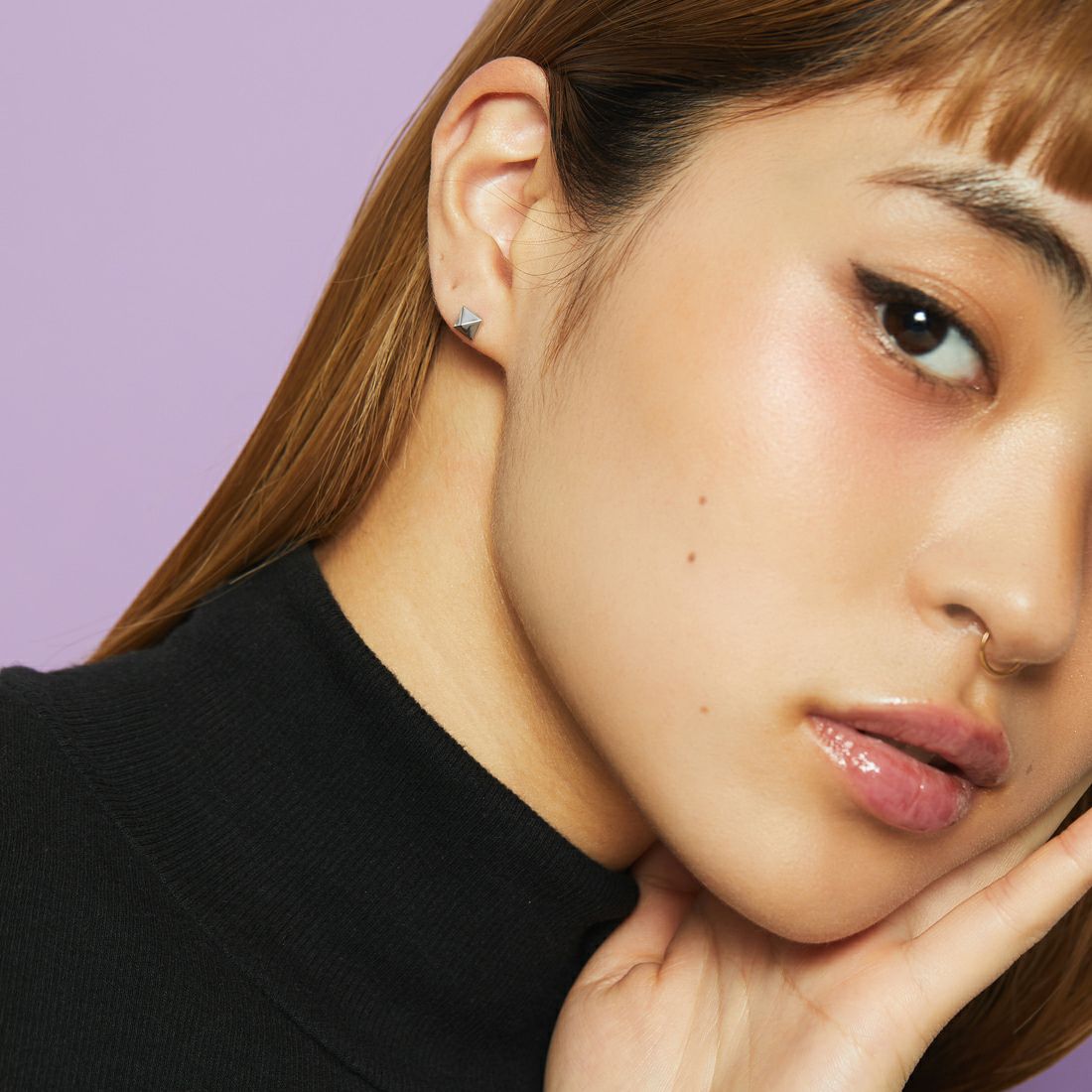 Baqless [バックレス] アミティ ソーホー シルバー ピアス [AM-SH-SV