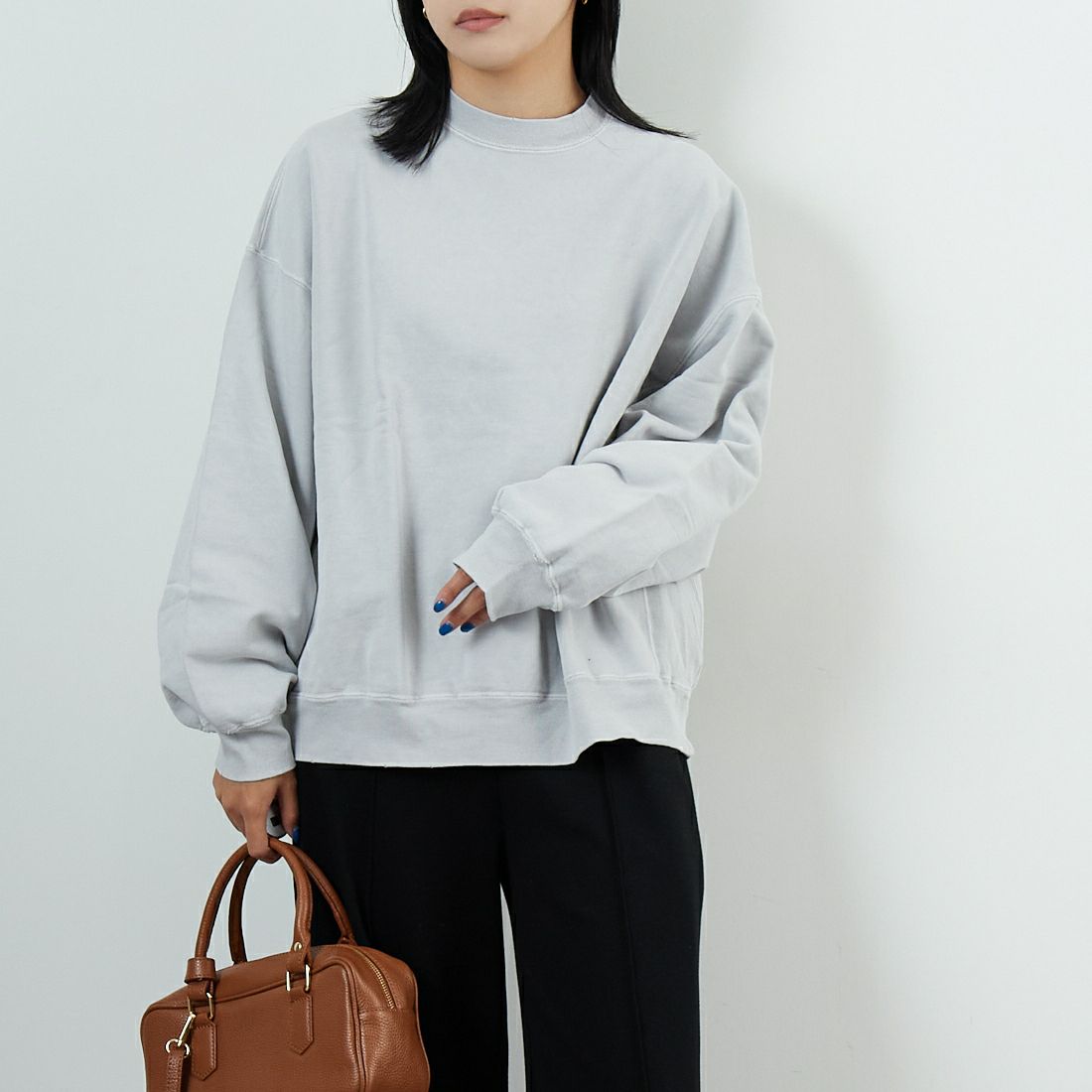 SAX GRAY&&モデル身長：167cm 着用サイズ：S&&