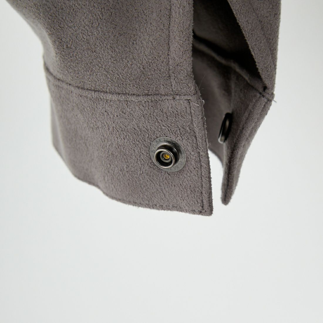 STILL BY HAND [スティルバイハンド] シンセティックレザーオーバーシャツ [BL06253] GREY