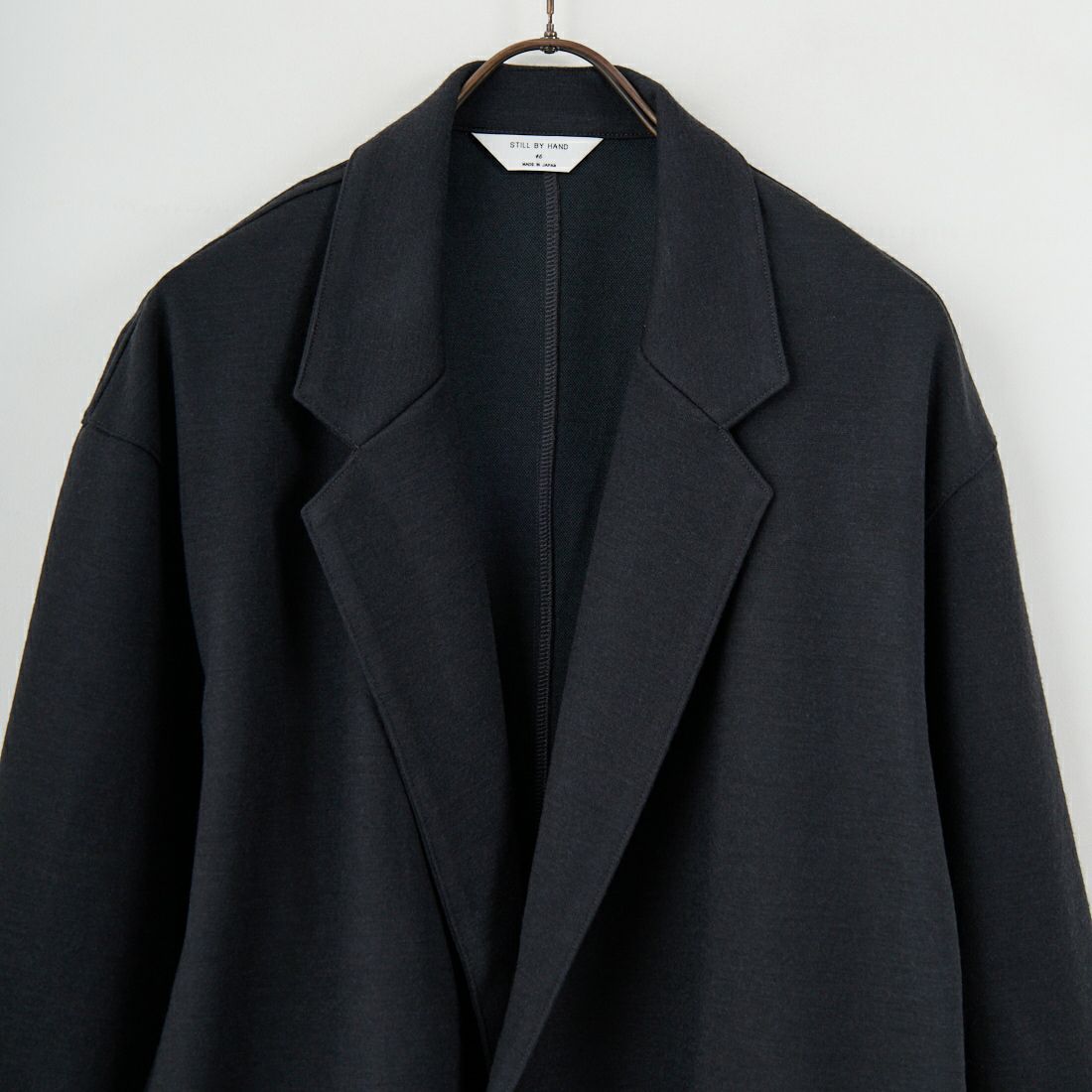 STILL BY HAND [スティルバイハンド] ウールジャージージャケット [CS03253] CHARCOAL