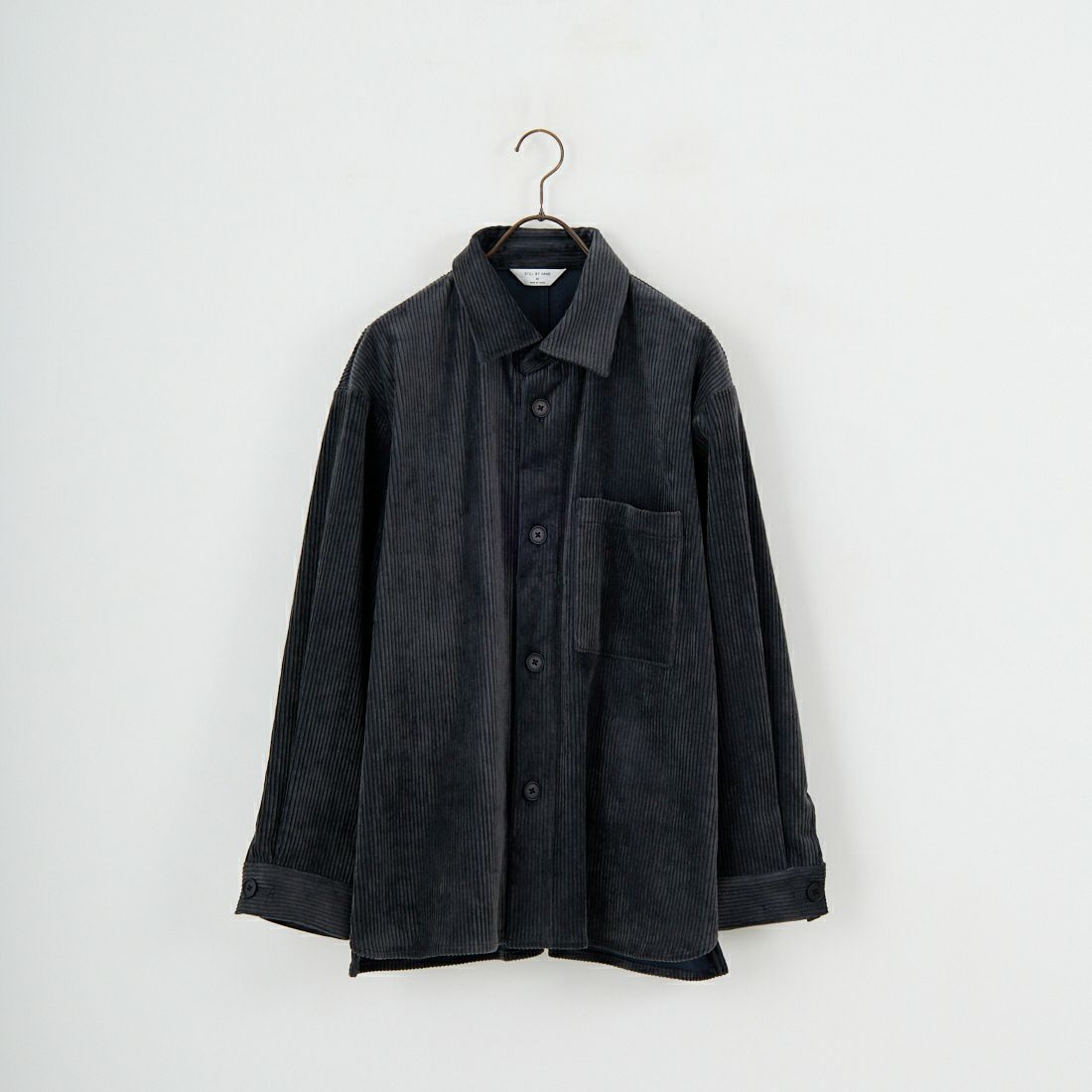 STILL BY HAND [スティルバイハンド] コーデュロイシャツジャケット [BL02253] BLU CHARC