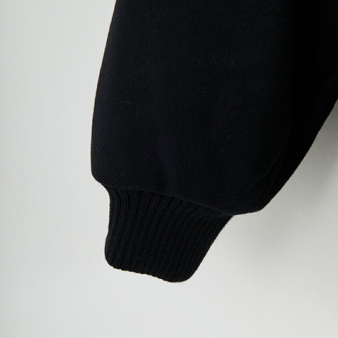 STILL BY HAND [スティルバイハンド] パデッドウールブルゾン [BL07253] BLACK