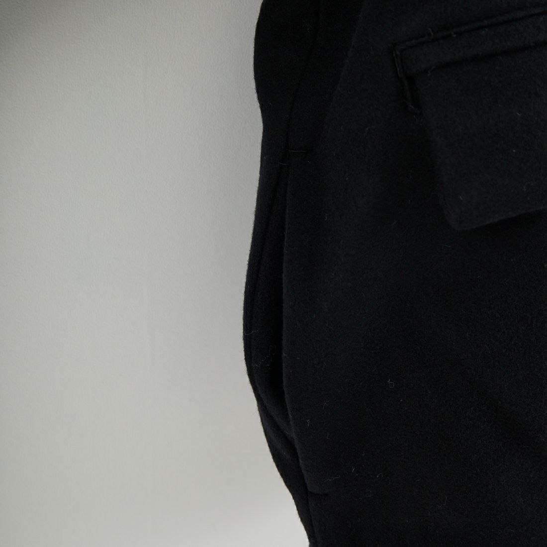 STILL BY HAND [スティルバイハンド] パデッドウールブルゾン [BL07253] BLACK
