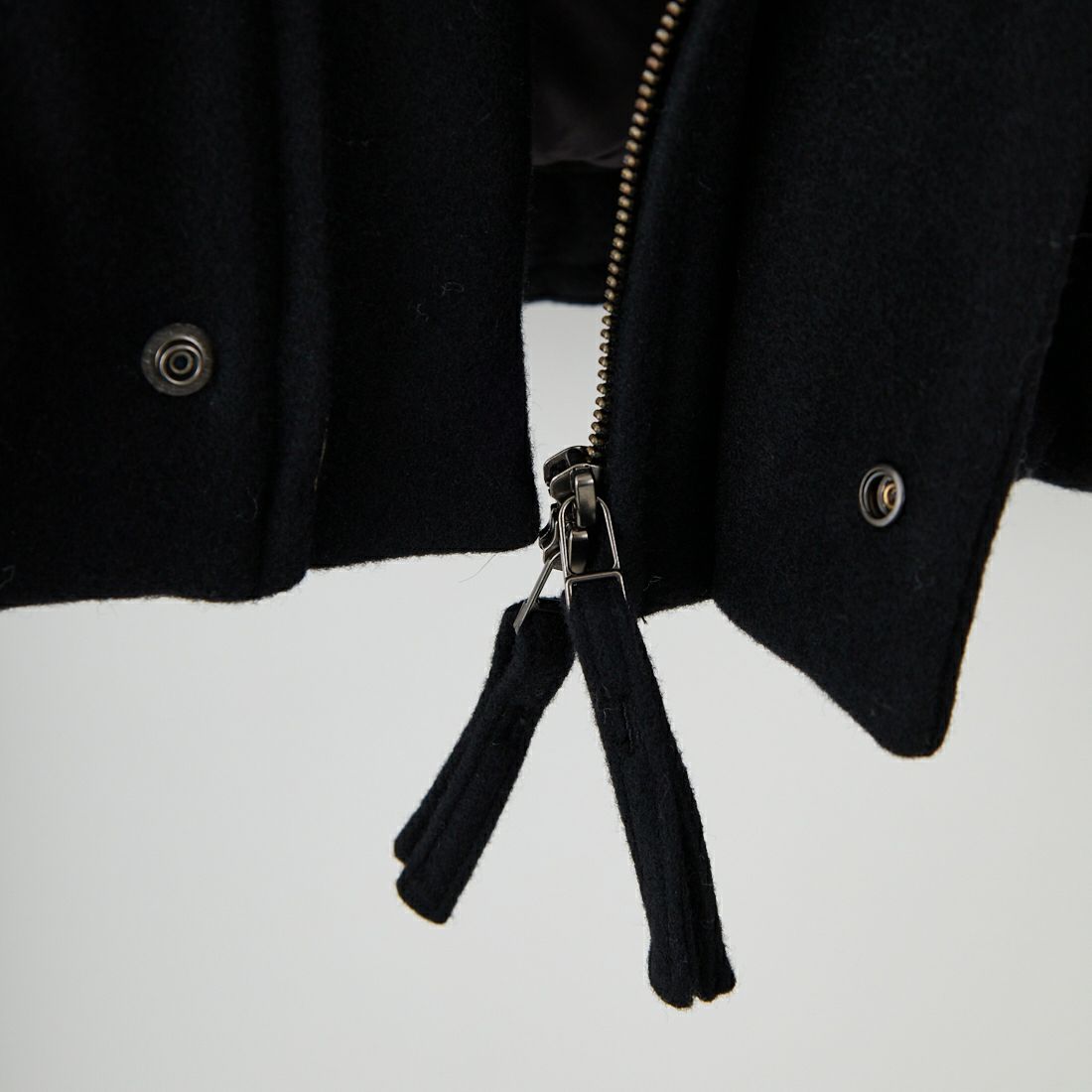 STILL BY HAND [スティルバイハンド] パデッドウールブルゾン [BL07253] BLACK