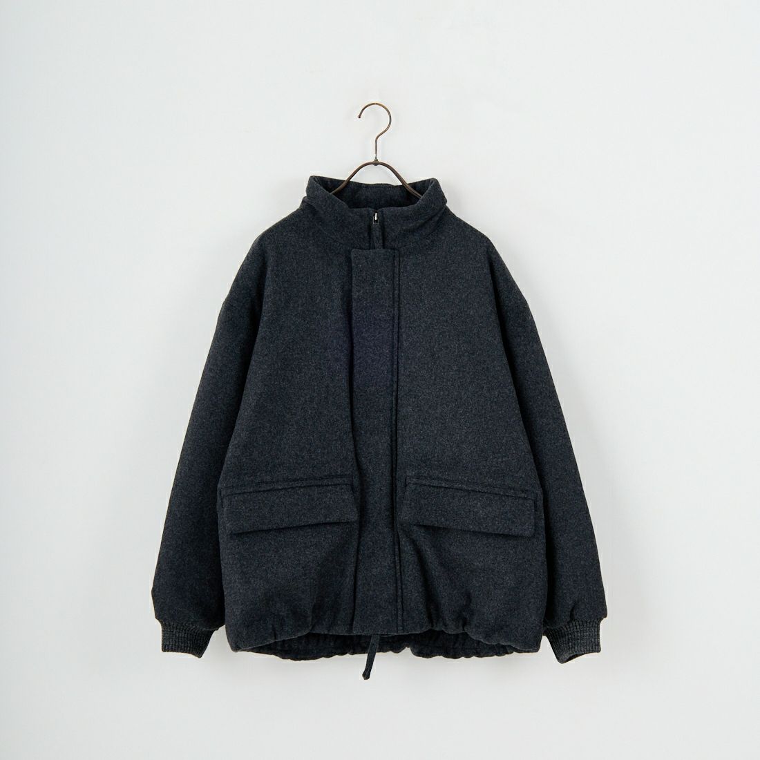 STILL BY HAND [スティルバイハンド] パデッドウールブルゾン [BL07253] CHARCOAL