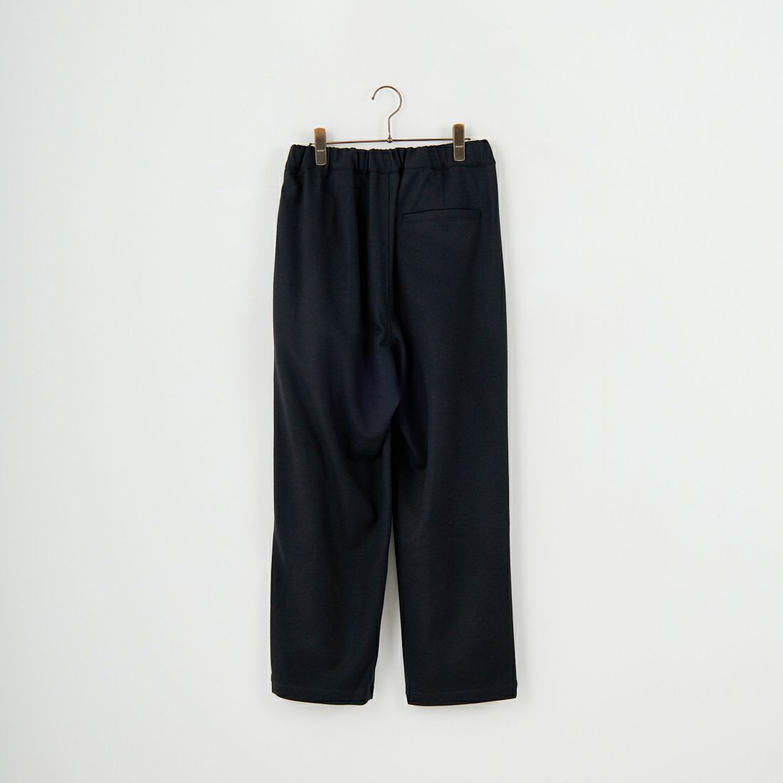 STILL BY HAND [スティルバイハンド] ウールジャージー ツータックパンツ [CS04253] CHARCOAL