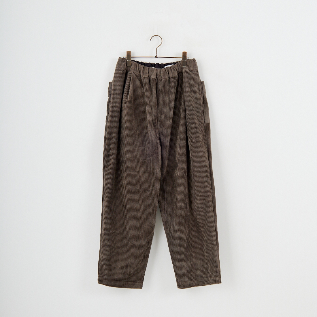 STILL BY HAND [スティルバイハンド] コーデュロイイージーパンツ [PT03253] KHK BROWN