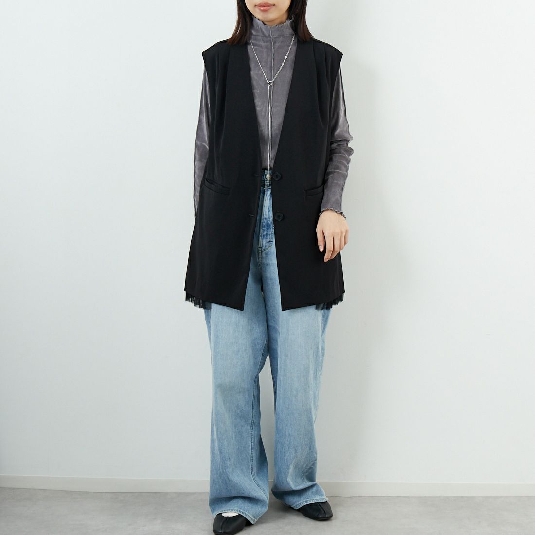 DIGNITE COLLIER [ディニテコリエ] バックチュールジレ [80256126