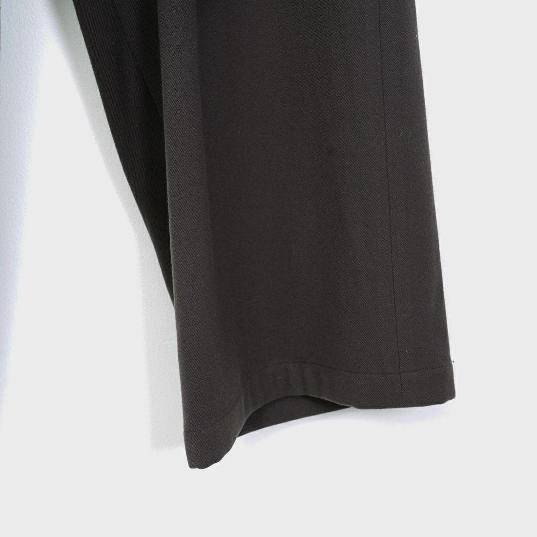 Noir Fabrik [ヌワールファブリック] ソフトフランネル ミニマルワイドスラックス [NF-254-081] BROWN