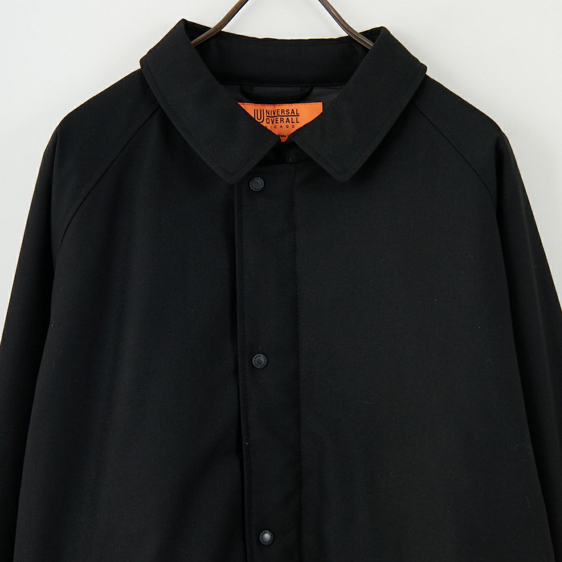 UNIVERSAL OVERALL [ユニバーサルオーバーオール] 別注 中綿入りコーチジャケット [U2531422IN-JF] BLACK