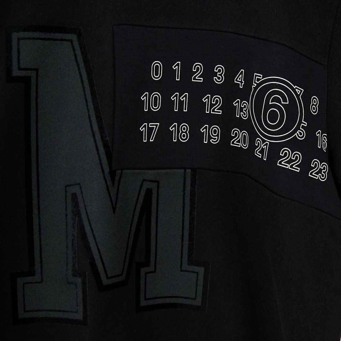 MM6 Maison Margiela [エムエムシックス メゾン マルジェラ] スウェットシャツ [SH0GU0029-M25014] 900 BLACK