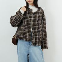 840 BLACK&&モデル身長：162cm 着用サイズ：F&&