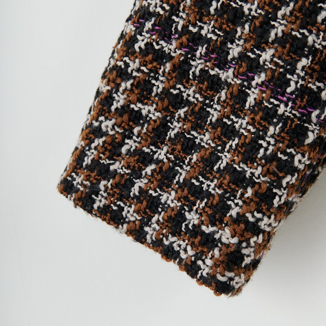 Jeans Factory Clothes [ジーンズファクトリークローズ] ファンシーヤーン ツイードジャケット [LFF706] 840 BLACK