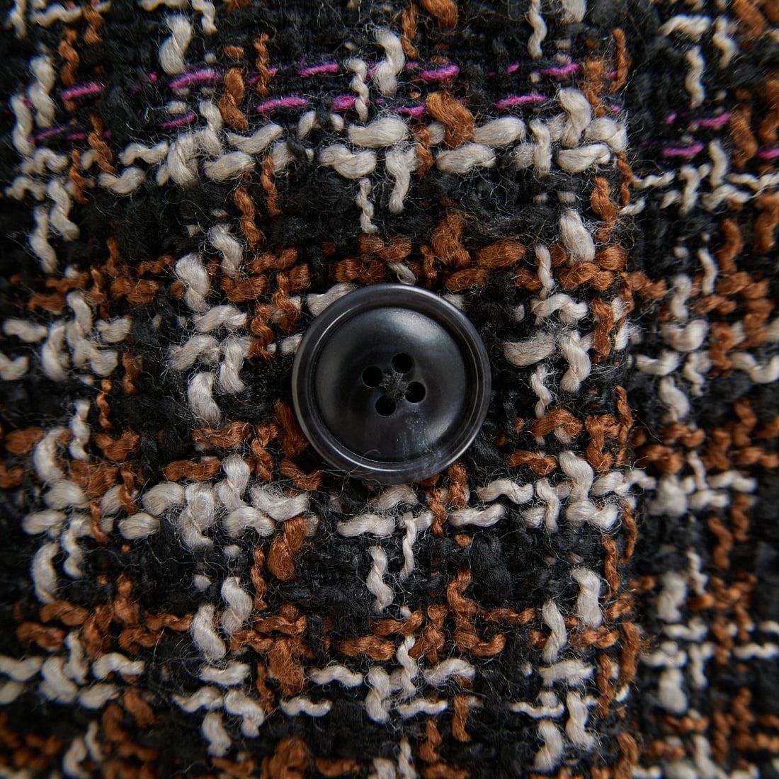 Jeans Factory Clothes [ジーンズファクトリークローズ] ファンシーヤーン ツイードジャケット [LFF706] 840 BLACK