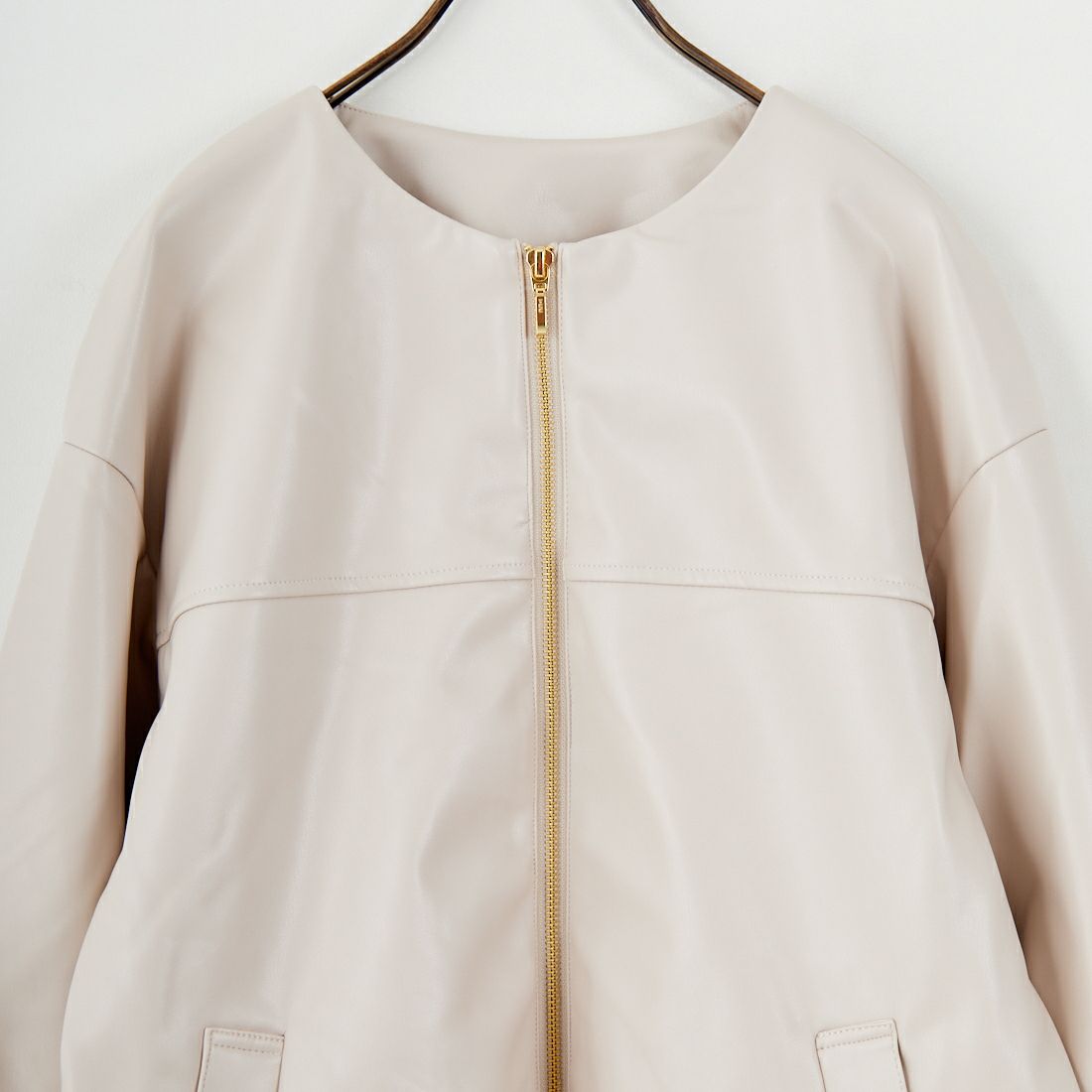 Jf Ready Made [ジェイエフレディメイド] フェイクレザージャケット [8552211-01] 59 ｱｲﾎﾞﾘｰ