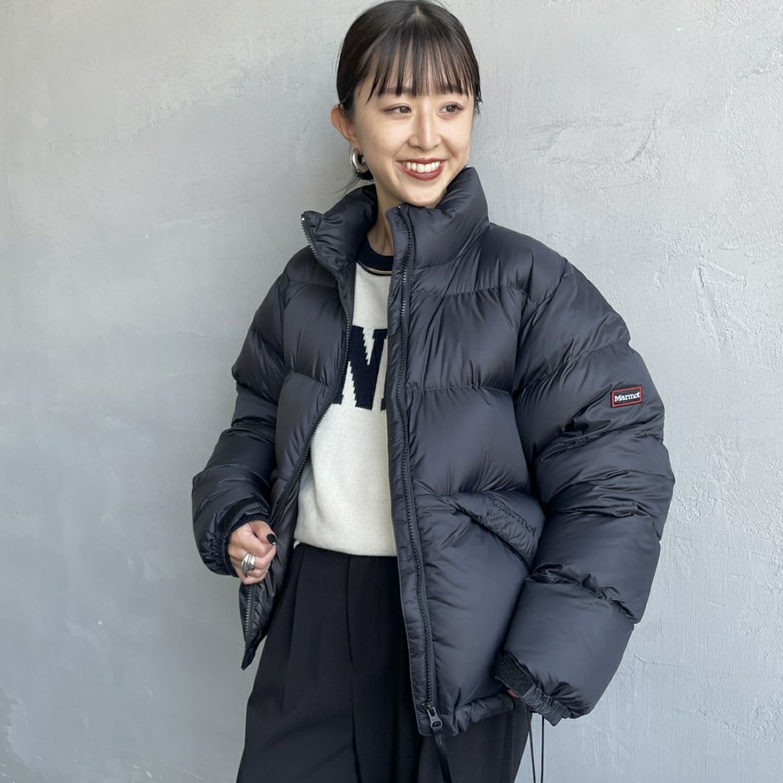 Marmot [マーモット] 別注 ワンポイントロゴ ダウンジャケット [MTFW25UDW329IN-JF]